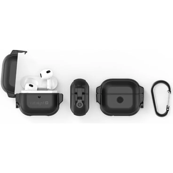 Catalyst Total Protection Case für AirPods 3. Generation, IP68 Wasserbeständig und Sturzfest, Schwarz – Bild 4