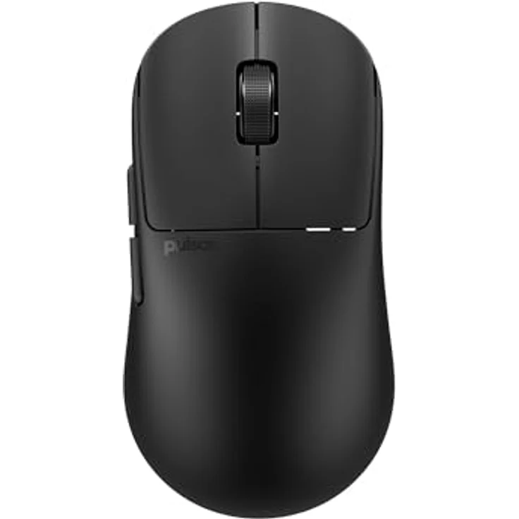 Pulsar X2N CRAZYLIGHT Medium, Wireless Gaming Maus mit 32,000 DPI, 8K Polling-Rate, ergonomisches Design, Jet Black – Bild 1