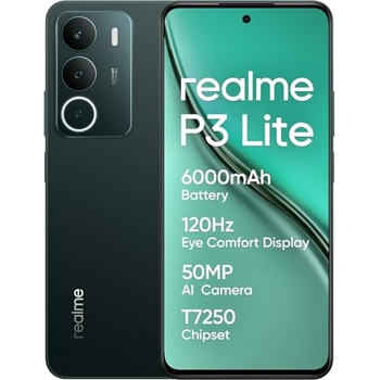 realme P3 lite Smartphone, Grün, 8+256GB, 50MP AI Kamera, 120Hz