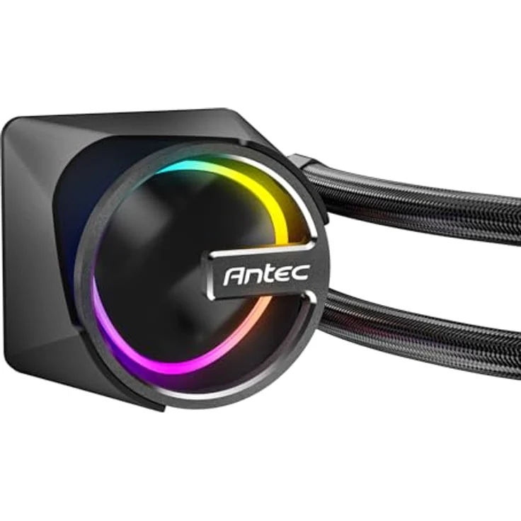 Antec Skeleton 360, CPU Wasserkühler mit hocheffizienter Kühlpumpe und Skelettrahmen-Pumpenkopfdesign, Schwarz – Bild 3