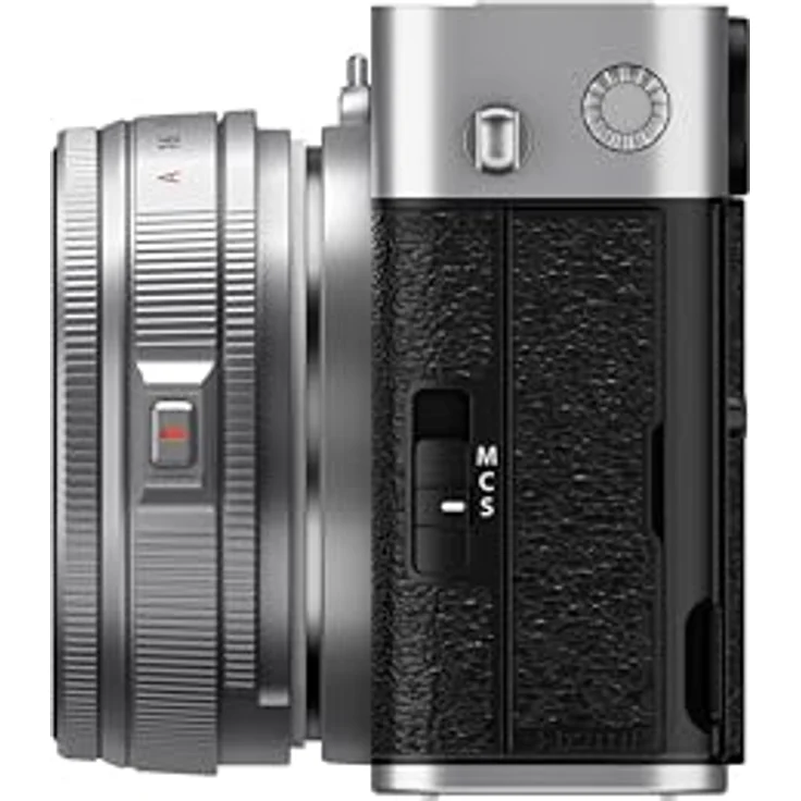 FUJIFILM X-E5, Systemkamera mit 40,2 MP, X-Trans CMOS 5 HR Sensor, IBIS, XF23mm Kit, Silber – Bild 3