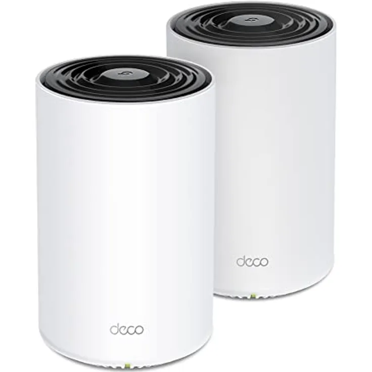 TP-Link Deco PX50 Powerline WLAN Mesh Set (2er Pack), Dualband Wi-Fi 6 AX3000 + G.hn G1500,Reichweite bis zu 420m², ideal zur großer Räume und Dicker Mauern, WPA3, weiß