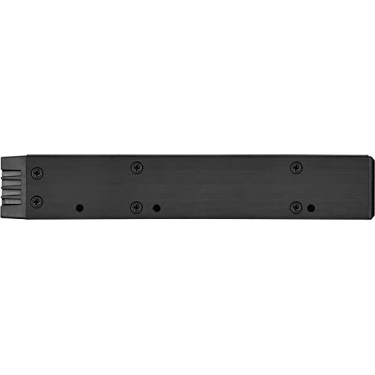 SilverStone SST-FS202B - trägerloser 3,5''Aluminium Hot Swap-Festplatten-Wechselrahmen für 2 x 2,5'' SAS-SATA-HDDs oder SSDs mit Metallschloss an jeder Einschubtür und Statusanzeige-LEDs, schwarz – Bild 6