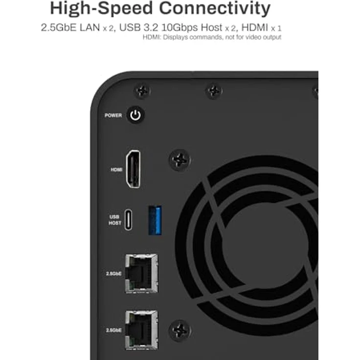 TERRAMASTER F2-424 NAS Storage 2Bay, N95 Quad-Core CPU, 8GB DDR5 RAM, 2.5GbE Ports x 2, diskless, hohe Leistung – Bild 4
