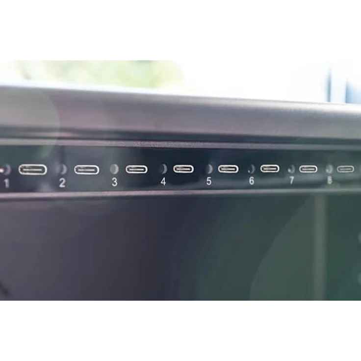 DIGITUS Mobiler Ladeschrank - 16 USB-C Lade-Plätze - Bis 14 Zoll - Tür mit elektr. Verriegelung – Bild 4