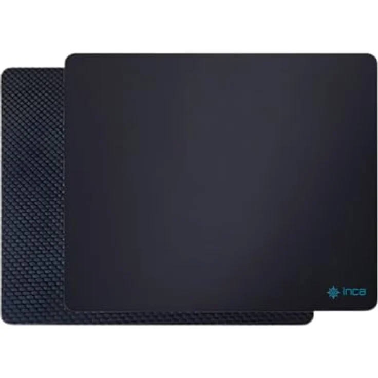 İnca IMP-020 Mauspad, Gaming Mousepad mit glatter Mikrotextur-Oberfläche, rutschfester Gummibasis, langlebig, schwarz, 270×350 mm – Bild 1
