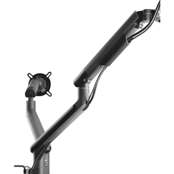 One For All Design Dual Monitor-Tischhalterung für 2 Monitore, 33cm (13") - 81,3cm (32"), Schwarz, ergonomisch höhenverstellbar – Bild 6