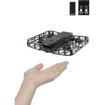 HOVERAir X1 Selbstfliegend Kamera, Drohne im Taschenformat HDR-Videoaufnahme, intelligente Flugrouten, Folge Mir-Modus, Faltbare Action-Kamera mit Freihandsteuerung, Schwarz (Combo)