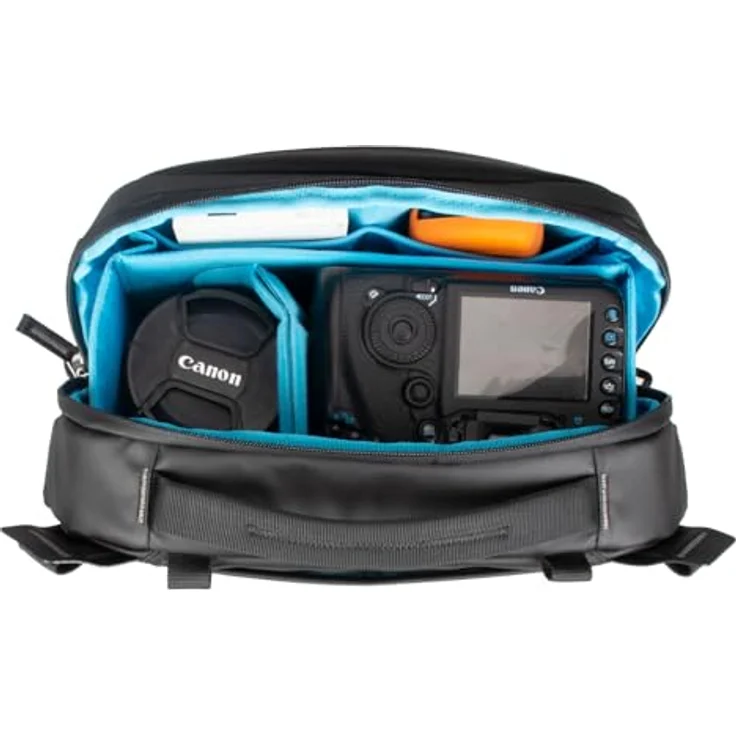 Summit Creative TENZING 7L Umhängetasche (Orange), Geräumiges Design, Langlebiges Material, Wasserabweisend – Bild 5