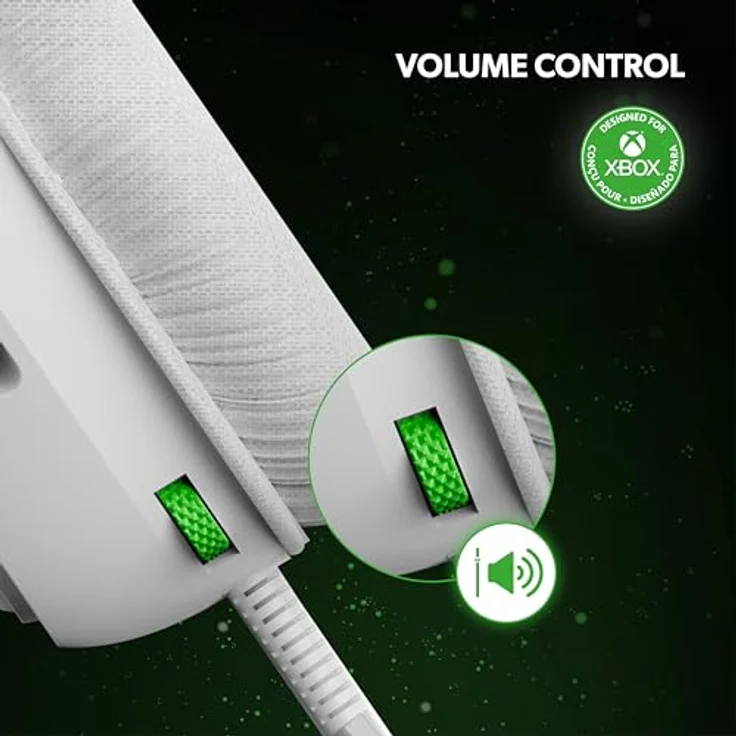 Snakebyte Headset Base X - Weiß, Offiziell Lizenziertes, Kabelgebundenes Headset für Xbox Series S|X & Xbox One, Starker 50MM Audio-Treiber – Bild 4