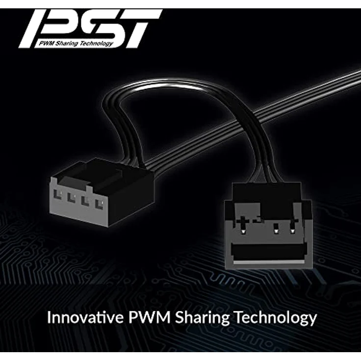 ARCTIC P14 Slim PWM PST - 140 mm Gehäuselüfter, optimiert für statischen Druck, 150-1800 RPM, Schwarz – Bild 5