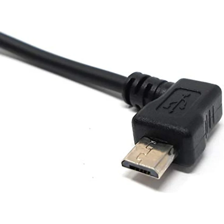 System-S USB Kabel Micro zu Typ A Stecker Winkel 30 cm – Bild 6