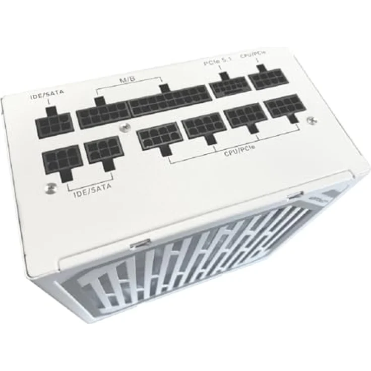 LC-POWER LC1000MW V3.1 Netzteil 1000 W 20+4 pin ATX ATX Weiß, 80 PLUS Gold, 13,5 cm – Bild 5