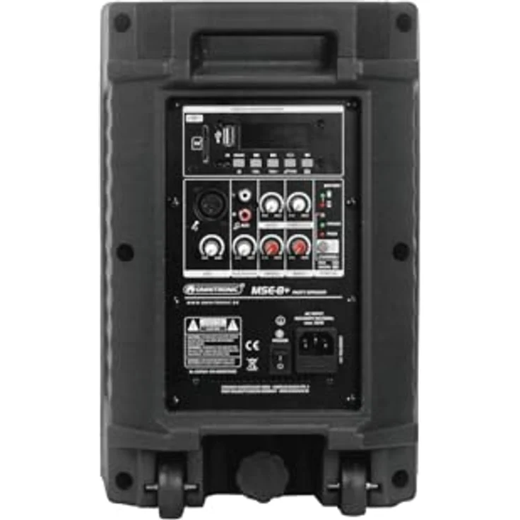 Omnitronic MSE-8+ Akku Partylautsprecher mit LED-Effekten, Bluetooth, SD-Kartensteckplatz, Mikrofon inklusive – Bild 3