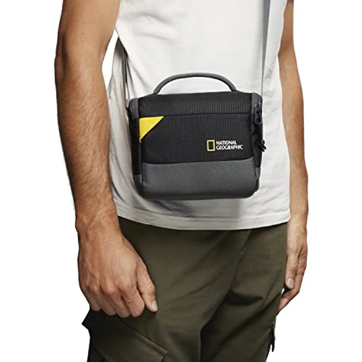 Manfrotto National Geographic Schultertasche Klein, Fotorucksack in schwarz mit leichtem Design und robustem Reißverschluss – Bild 12