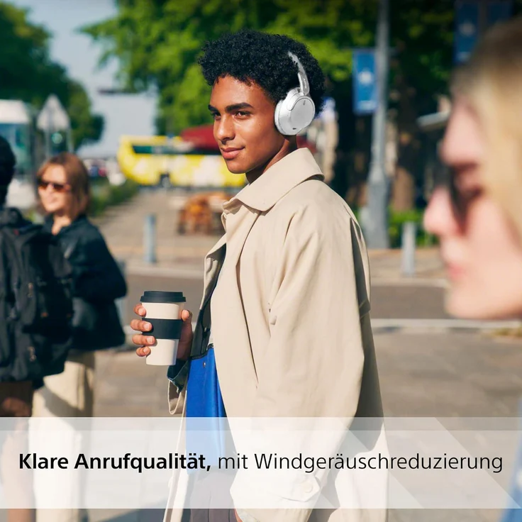 Sony WH-CH720N Over-Ear-Kopfhörer, Bluetooth, Mikrofon, Noise Cancelling, weiß – Bild 8