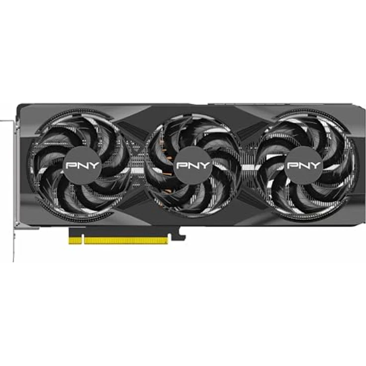 PNY GeForce RTX 5070 Ti 16GB OC Triple Fan, Grafikkarte mit 16GB GDDR7, 2295 MHz Boost-Frequenz, PCIe 3.0, 3x DisplayPort, 1x HDMI – Bild 2