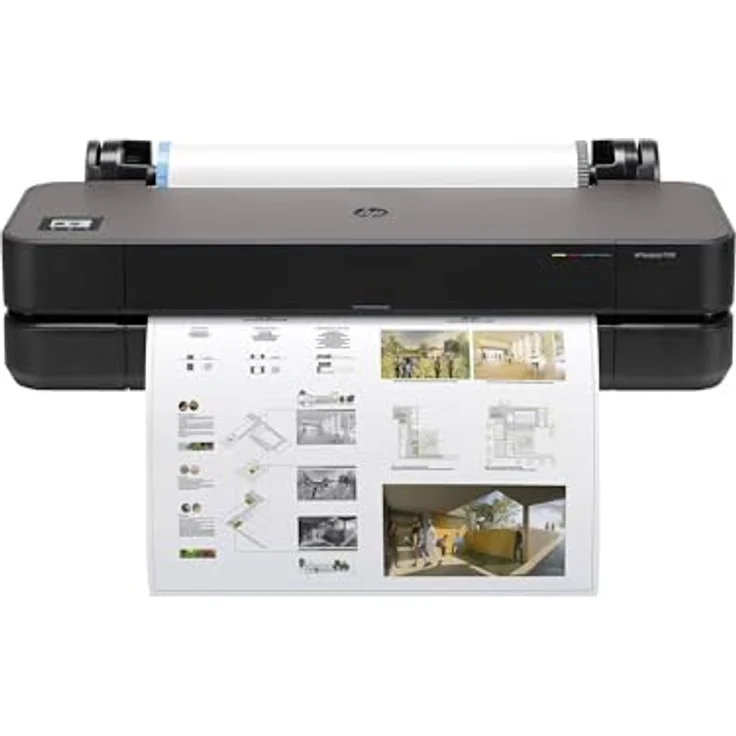 HP DesignJet T230 - 2025 Edition - 24-Zoll Großformatdrucker - Tintenstrahl mit 2400 x 1200 dpi - WLAN, Gigabit Ethernet, mobiles Drucken – Bild 6