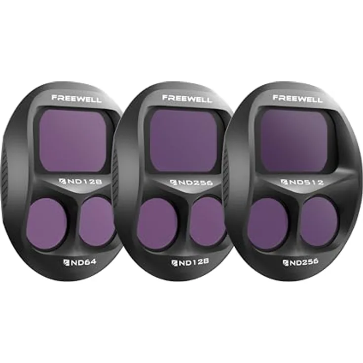 Freewell Mavic 4 Pro Super Bright Sunny Day Filters, 4er Set ND-Filter mit Antireflex- und hydrophoben Beschichtungen für optimale Lichtkontrolle
