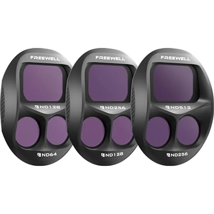 Freewell Mavic 4 Pro Super Bright Sunny Day Filters, 4er Set ND-Filter mit Antireflex- und hydrophoben Beschichtungen für optimale Lichtkontrolle – Bild 1