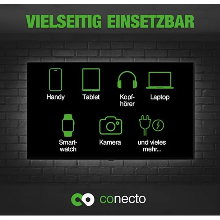 SatChef conecto USB-C KFZ Ladegerät, 12 V, 2 Port, 20W USB-C PD & 18W USB-A, GaN Schnellladegerät, automatische Ladestromerkennung, schwarz – Bild 4