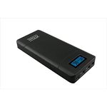 XTPower® XT-20000QC3 Powerbank moderner DC + USB QC3 Akku mit 20400mAh - 1x USB, 1x USB QC3 und DC Anschluss von 12 bis 24V 65W max. - Power Bank für Laptop, Tablet, iPhone, Galaxy, UVM.
