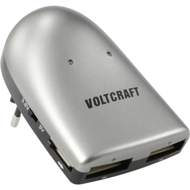 Voltcraft Knopfzellen-Ladegerät LiIon Knopfzellenakku, kompaktes Ladegerät für gängige Knopfzellengrößen, ultraschnelles Aufladen – Bild 2