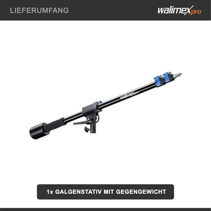 walimex pro Galgen mit Gegengewicht, 100-170cm – Bild 9