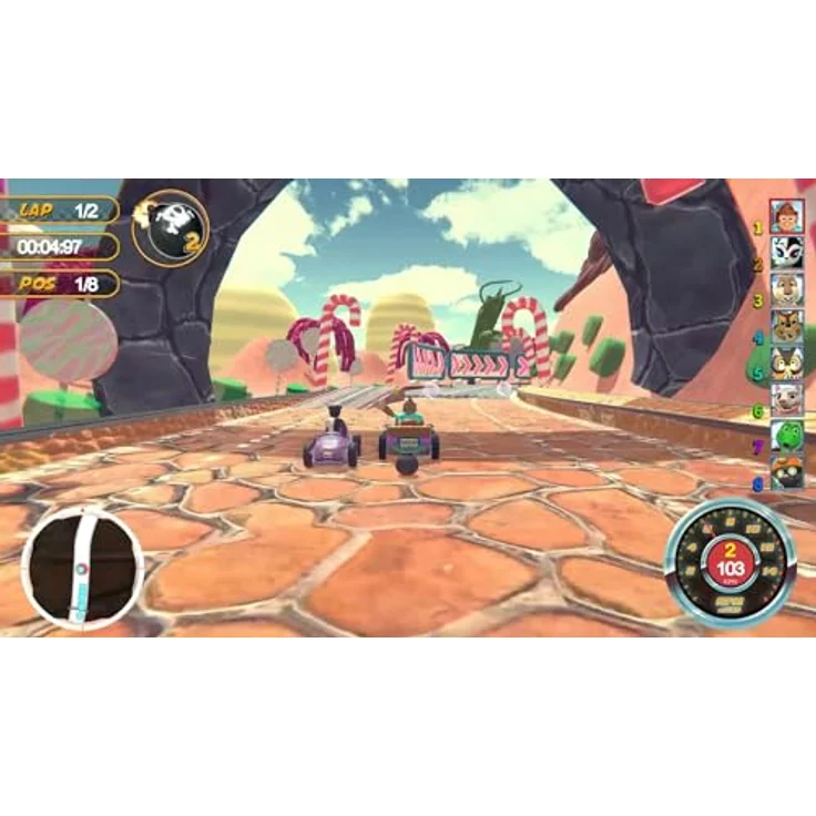 Markt + Technik ANIMAL KART RACER 2 - Familien Rennspiel für Nintendo Switch mit neuen Strecken und Charakteren, 1-2 Spieler – Bild 4