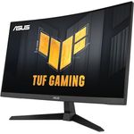 ASUS TUF Gaming VG27WQ3B - 27 Zoll WQHD Curved Monitor - 180 Hz, 1ms GtG, FreeSync, AdaptiveSync, HDR 10 - Fast-VA Panel, 16:9, 2560x1440, DisplayPort, HDMI, Speaker, schwarz