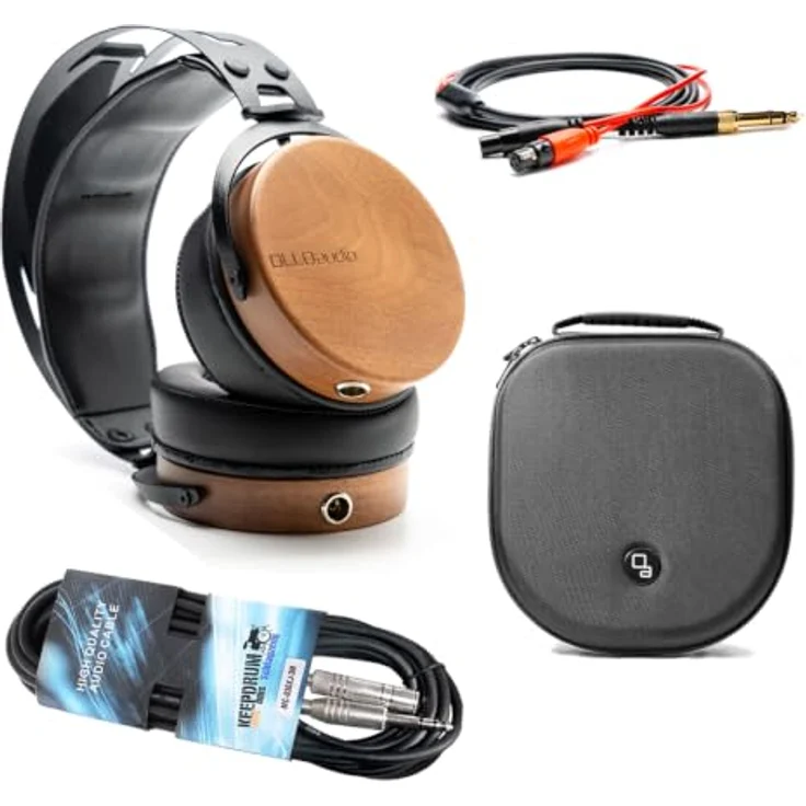 OLLO Audio Kopfhörer R1 1.0, Geschlossene Over-Ear Kopfhörer mit Verlängerungskabel und hohem Tragekomfort – Bild 1