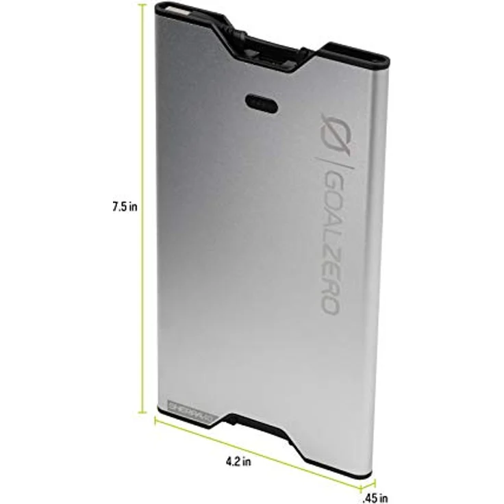 Goal Zero Sherpa 40 (12000 mAh, 12 W, 44.40 Wh), Powerbank, Silber – Bild 2