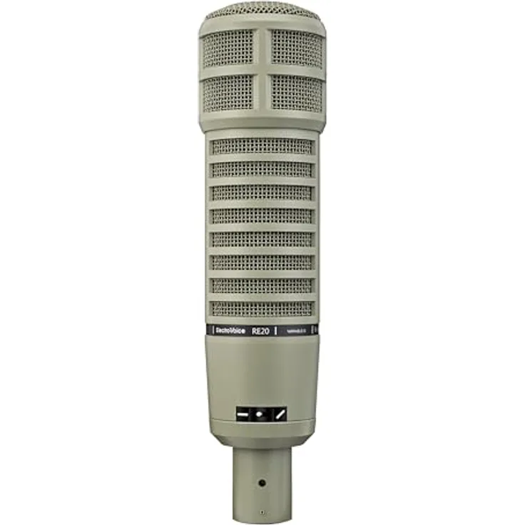 Sonstige Studios Electro-Voice RE20, Dynamisches Handmikrofon für Gesang und Instrumente, robuste Bauweise, Niere-Richtcharakteristik, Low-Cut Schalter mit Brummunterdrückung