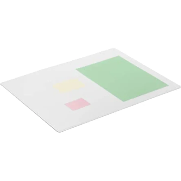 Durable Schreibunterlage mit Dekorrille, 53 x 40 cm, blendfrei, rutschfest, PP, transparent, 712219 – Bild 1
