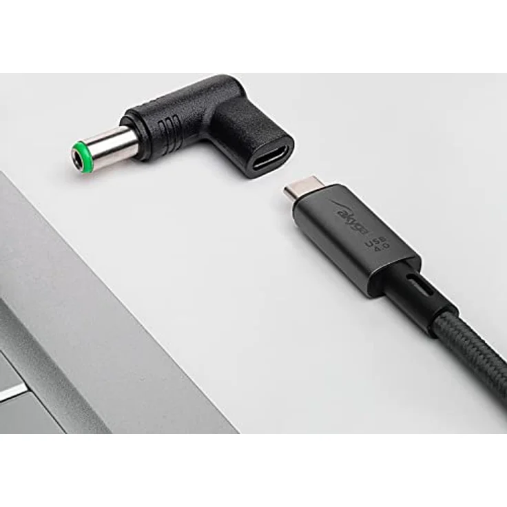 AKYGA Plug for Universal Notebook Adapter AK-ND-C18 USB-C / 6.3 x 3.0 mm – Bild 3