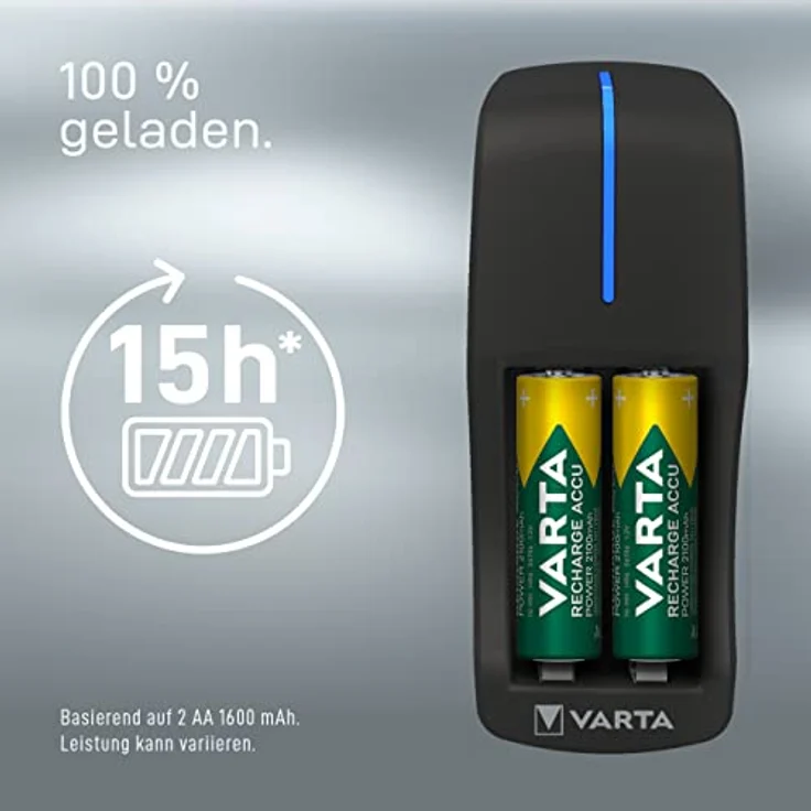 VARTA Mini Charger inkl. 2x AA Mignon (Design kann abweichen) – Bild 4