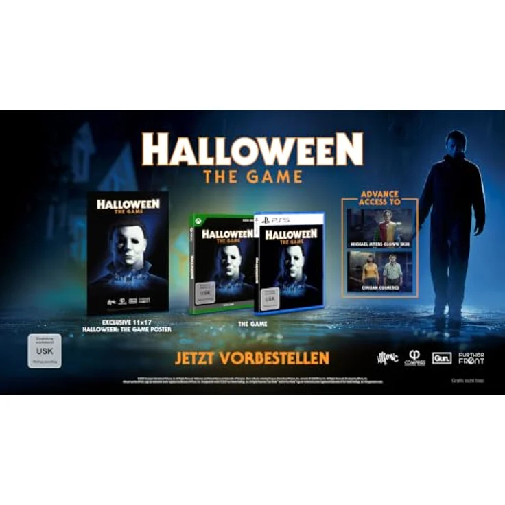 Nighthawk Interactive Halloween: The Game - PS5, Exklusive Edition mit Poster und Michael-Myers-Clown-Skin, Horror-Sandbox-Erlebnis – Bild 2