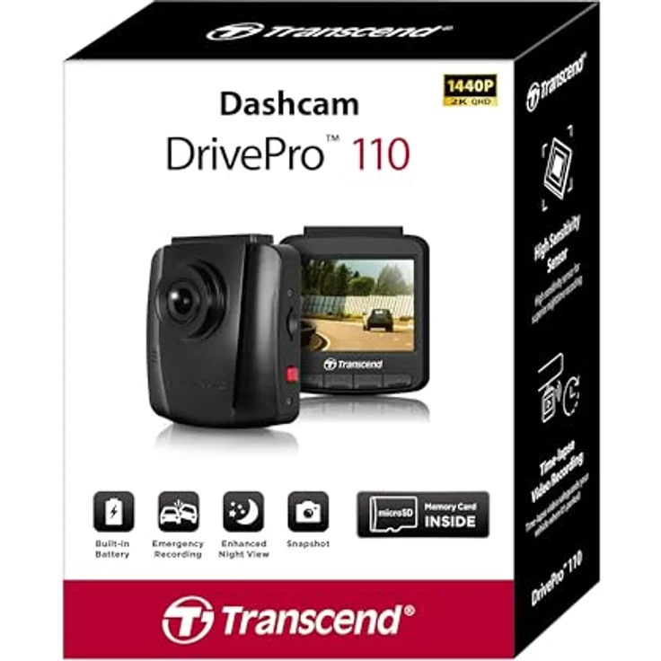 Transcend TS-DP110M-32G DrivePro 110 Dash Camera Dashcam – Bild 3