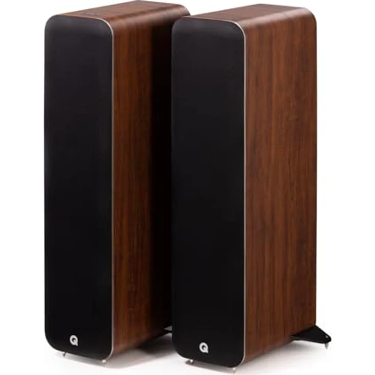 Q Acoustics M40 Walnuss – Verstärkte Standlautsprecher (Paar) – Bild 1