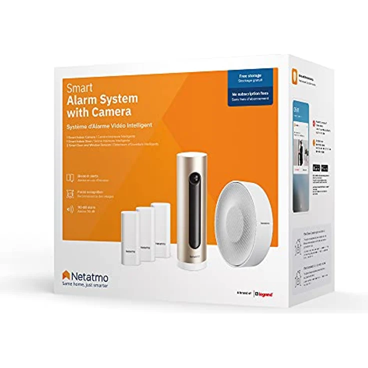 Netatmo NBU-ICSS-EU Smarte Innenkamera + Smarte Tür- und Fenstersensoren + Smarte Innen-Sirene Bundle – Bild 4