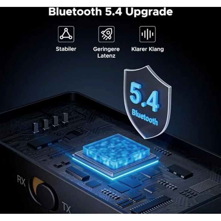 UGREEN Aux Bluetooth Adapter, 2-in-1 Klinke Bluetooth Transmitter & Empfänger mit LED-Display, duale Verbindung für 2 Geräte, Bluetooth 5.4, für Auto, TV und Stereoanlagen – Bild 2