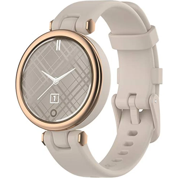 Shieranlee Ersatzarmband aus Silikon für Garmin Lily, flexibel und wasserdicht, Schwarz, 16-24 cm Länge – Bild 1