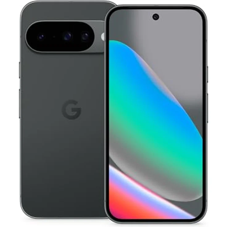 Google Pixel 10, Android-Smartphone ohne SIM-Lock, Dreifach-Rückkamera, 6,3 Zoll Actua-Display, mehr als 24 Stunden Akkulaufzeit, Obsidian, 128GB – Bild 1