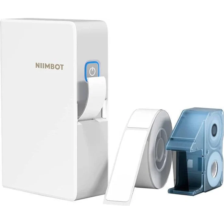 Niimbot Portable Label Printer B18 (White) (203 dpi), Etikettendrucker, Weiss – Bild 1