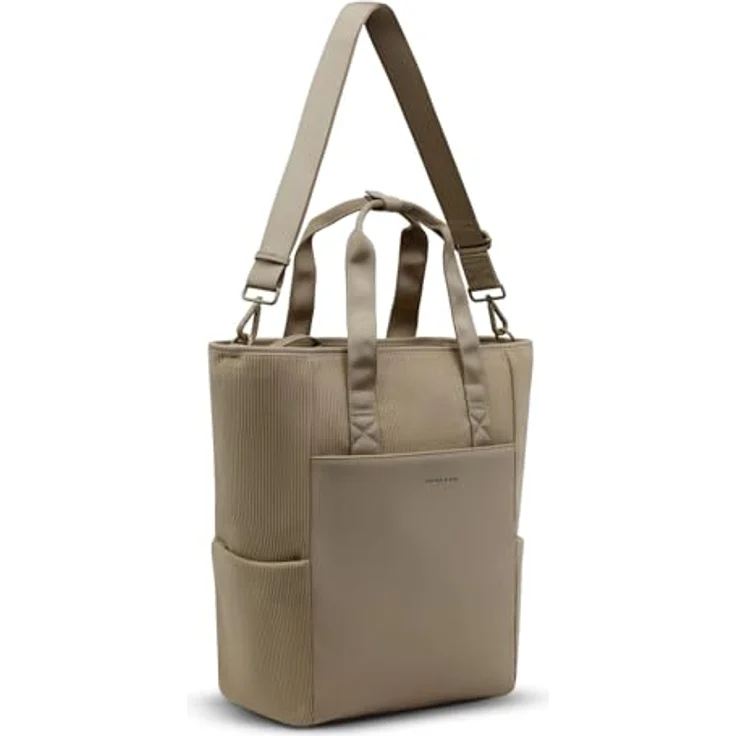 Kapten & Son Lindby Pro Cord Convertible Backpack 20L, Freizeitrucksack mit Laptopfach für 15-Zoll Geräte, Dusty Khaki braun – Bild 3