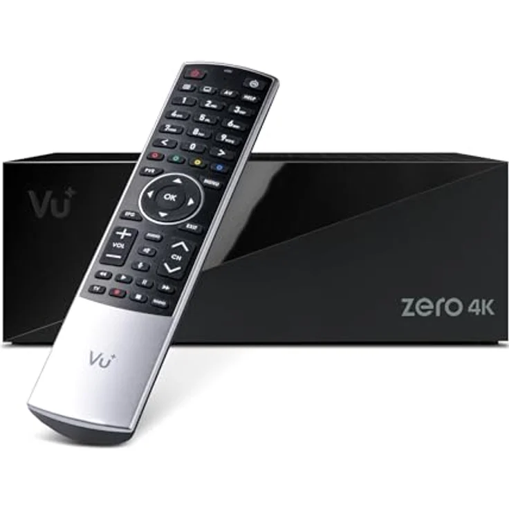 VU+ Zero 4K BT, Linux Receiver mit 1x DVB-C/T2 Tuner, UHD 2160p, 4096 MB Flash, 2048 MB DDR3, inkl. Fernbedienung und USB BT-Dongle, silber – Bild 2