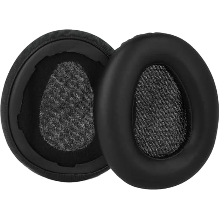 vhbw Ohrpolster kompatibel mit Sony MDR ZX770BT/ZX770BN/10RBT/10R/ZX770/10RNC, Schaumstoff/Kunststoff, schwarz, hohe Klangqualität und Komfort, einfache Montage – Bild 1