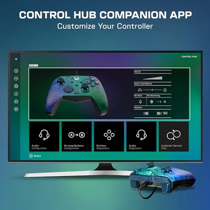Turtle Beach Rematch Advanced Wired Gamepad, Gamepad in Glitch Green mit programmierbaren Tasten und Vibrationseffekten, kompatibel mit Xbox One und Windows 10/11 – Bild 7