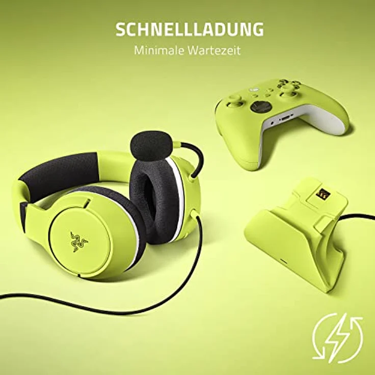 Razer Universelle Schnellladestation - Schnellladegerät für Xbox-Controller (Universelle Kompatibilität, Magnetkontaktsystem, Passend zu jedem Xbox-Controller) Electric Volt Wake – Bild 2