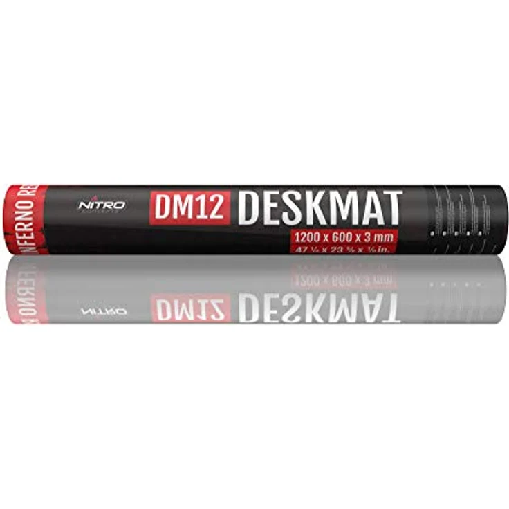 Nitro Concepts Deskmat DM12, 1200x600mm - schwarz/rot (NC-GP-MP-004) – Bild 6